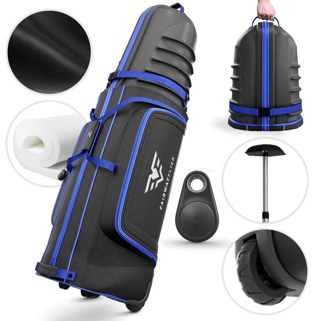 Golf Travel Bag Hard Case Golf Travel Bags for Airlines Travel Golf Bags for Airlines Golf Club Travel Bags for Airlines Golf Bag Travel Case for Airlines - Golf Travel Covers Shell with Wheels