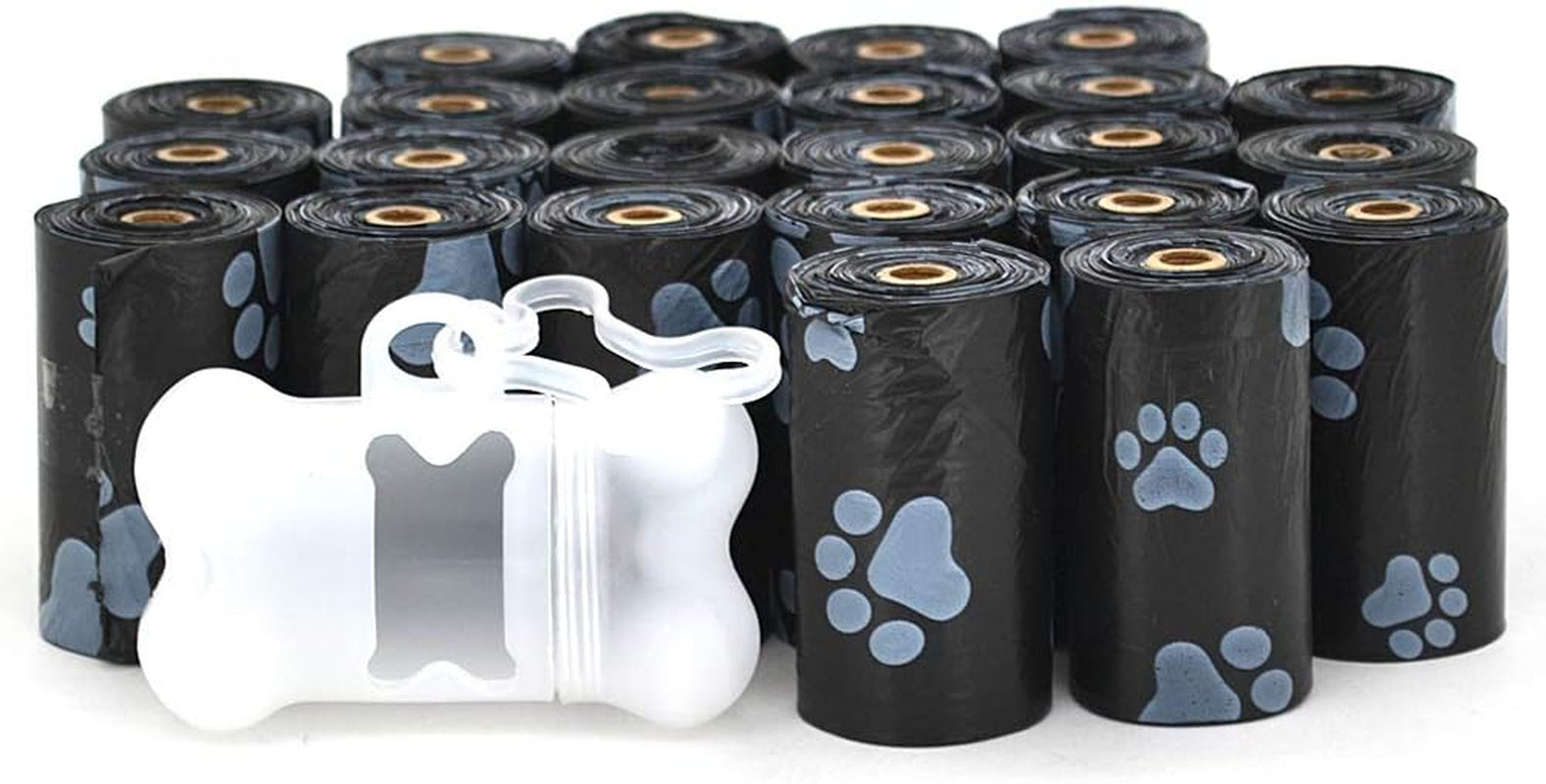 Dog Poop Bags for Waste Refuse Cleanup, Doggy Roll Replacements for Outdoor Puppy Walking and Travel, Leak Proof and Tear Resistant, Thick Plastic - Assorted, 150 Bags