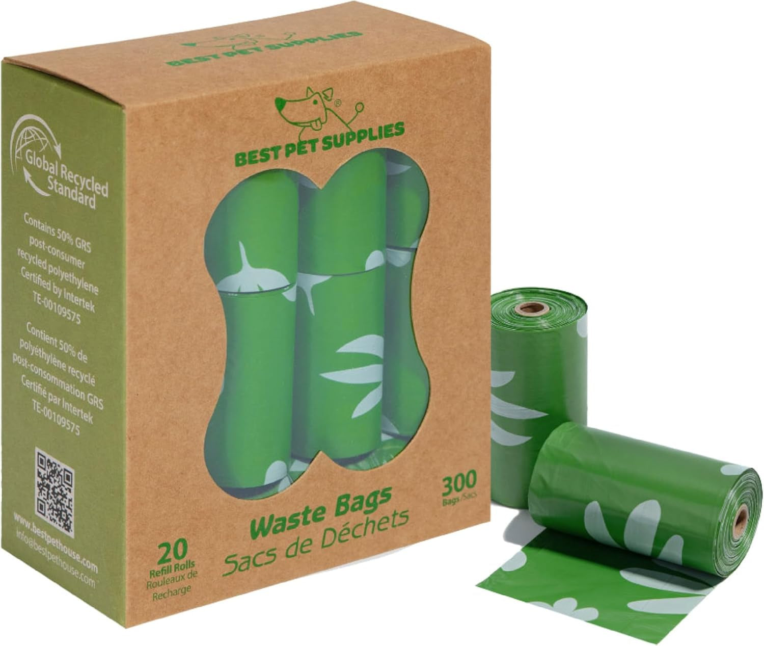 Dog Poop Bags for Waste Refuse Cleanup, Doggy Roll Replacements for Outdoor Puppy Walking and Travel, Leak Proof and Tear Resistant, Thick Plastic - Assorted, 150 Bags