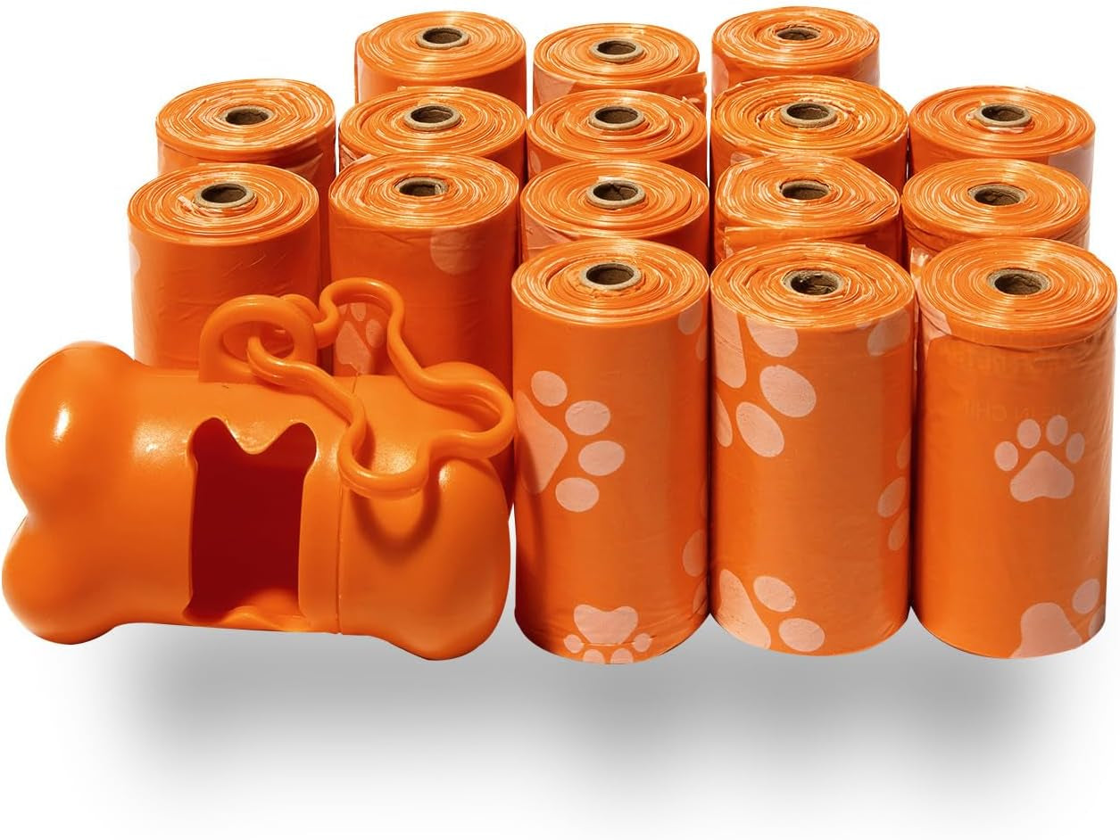 Dog Poop Bags for Waste Refuse Cleanup, Doggy Roll Replacements for Outdoor Puppy Walking and Travel, Leak Proof and Tear Resistant, Thick Plastic - Assorted, 150 Bags