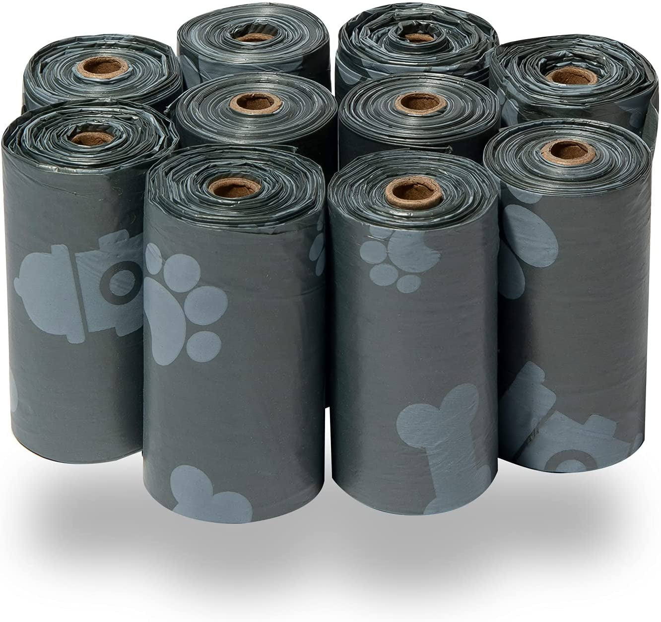 Dog Poop Bags for Waste Refuse Cleanup, Doggy Roll Replacements for Outdoor Puppy Walking and Travel, Leak Proof and Tear Resistant, Thick Plastic - Assorted, 150 Bags