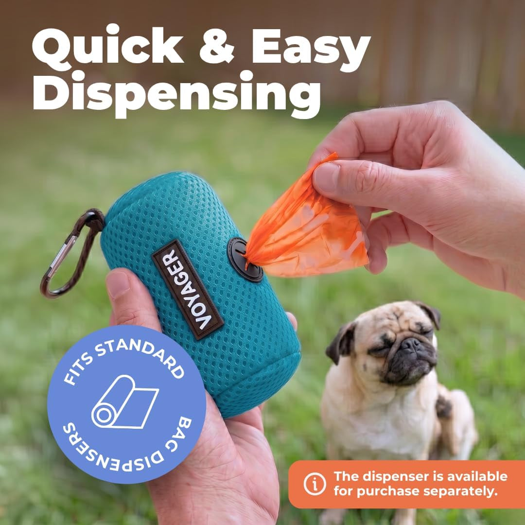 Dog Poop Bags for Waste Refuse Cleanup, Doggy Roll Replacements for Outdoor Puppy Walking and Travel, Leak Proof and Tear Resistant, Thick Plastic - Assorted, 150 Bags