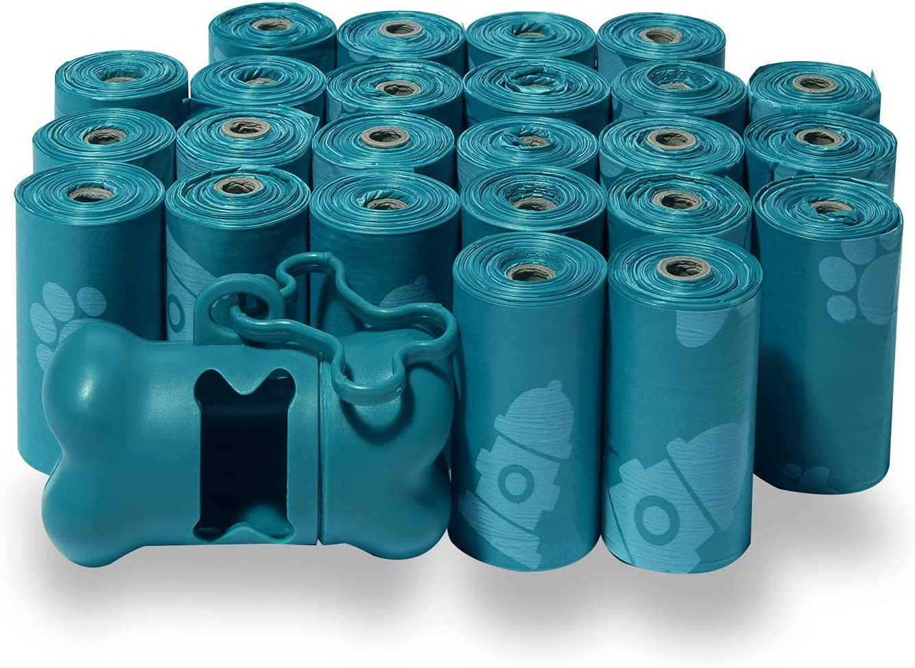 Dog Poop Bags for Waste Refuse Cleanup, Doggy Roll Replacements for Outdoor Puppy Walking and Travel, Leak Proof and Tear Resistant, Thick Plastic - Assorted, 150 Bags