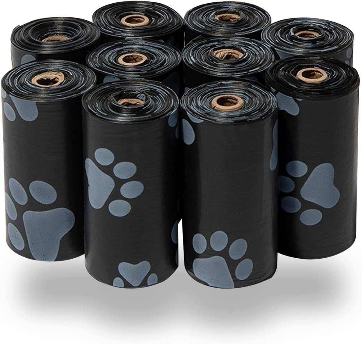 Dog Poop Bags for Waste Refuse Cleanup, Doggy Roll Replacements for Outdoor Puppy Walking and Travel, Leak Proof and Tear Resistant, Thick Plastic - Assorted, 150 Bags