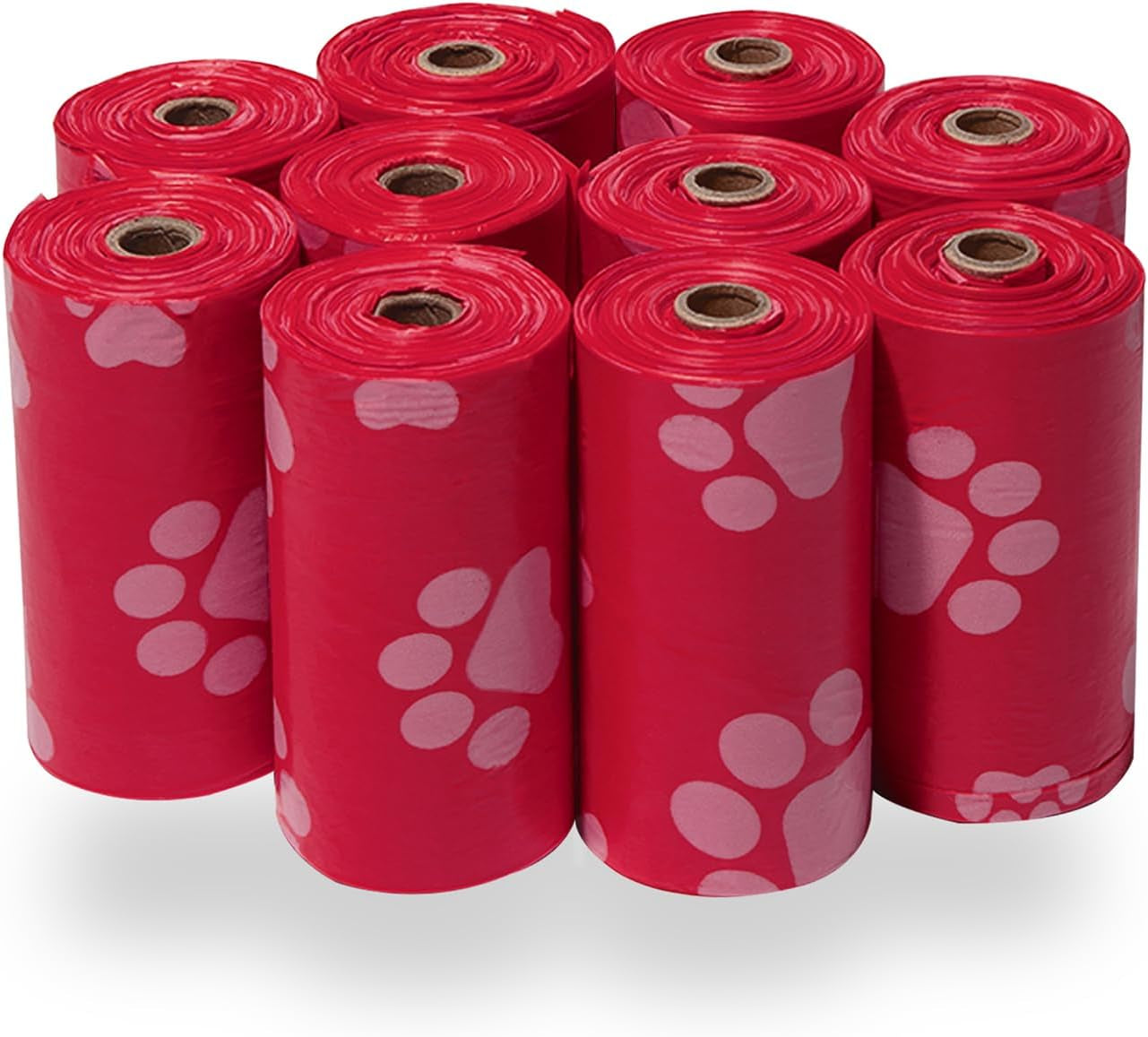 Dog Poop Bags for Waste Refuse Cleanup, Doggy Roll Replacements for Outdoor Puppy Walking and Travel, Leak Proof and Tear Resistant, Thick Plastic - Assorted, 150 Bags