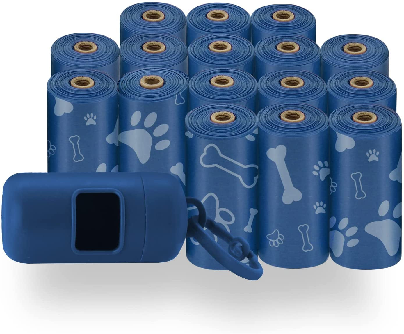 Dog Poop Bags for Waste Refuse Cleanup, Doggy Roll Replacements for Outdoor Puppy Walking and Travel, Leak Proof and Tear Resistant, Thick Plastic - Assorted, 150 Bags